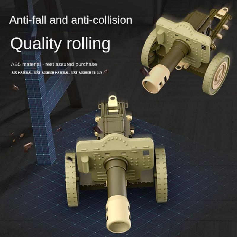 Mörserwerfer-Spielset, Mörserwerfer mit Schubreifen für Kinder, Jungen, Mädchen und Erwachsene