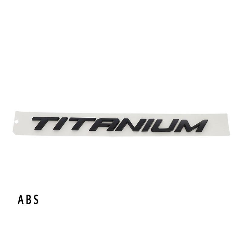 3D TITANIUM for Trunk Nameplate Decal Emblem Badge Sticker