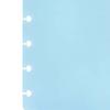 5 Pcs Discbound Notebook Dividers with Pockets 7x9.25 Inch 9 Hole Water Proof Dividers for Planner Organizer 5 Colors
