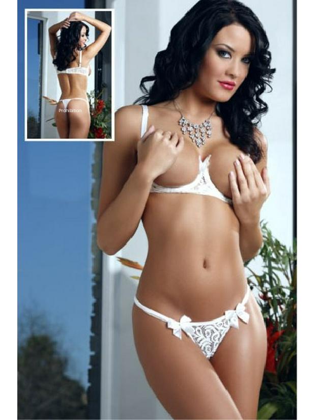 Elegant Steel-Boned Sexy Queen Lingerie Set - Tempting Maid Nightgown