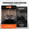 Diamond-Plate Rubber Flooring Roll, 3 mm x 4 ft x 6 ft Garage Floor Mat, SBR Rubber Garage Flooring Roll, Easy to Clean, Diamond Plate Rubber Mat for