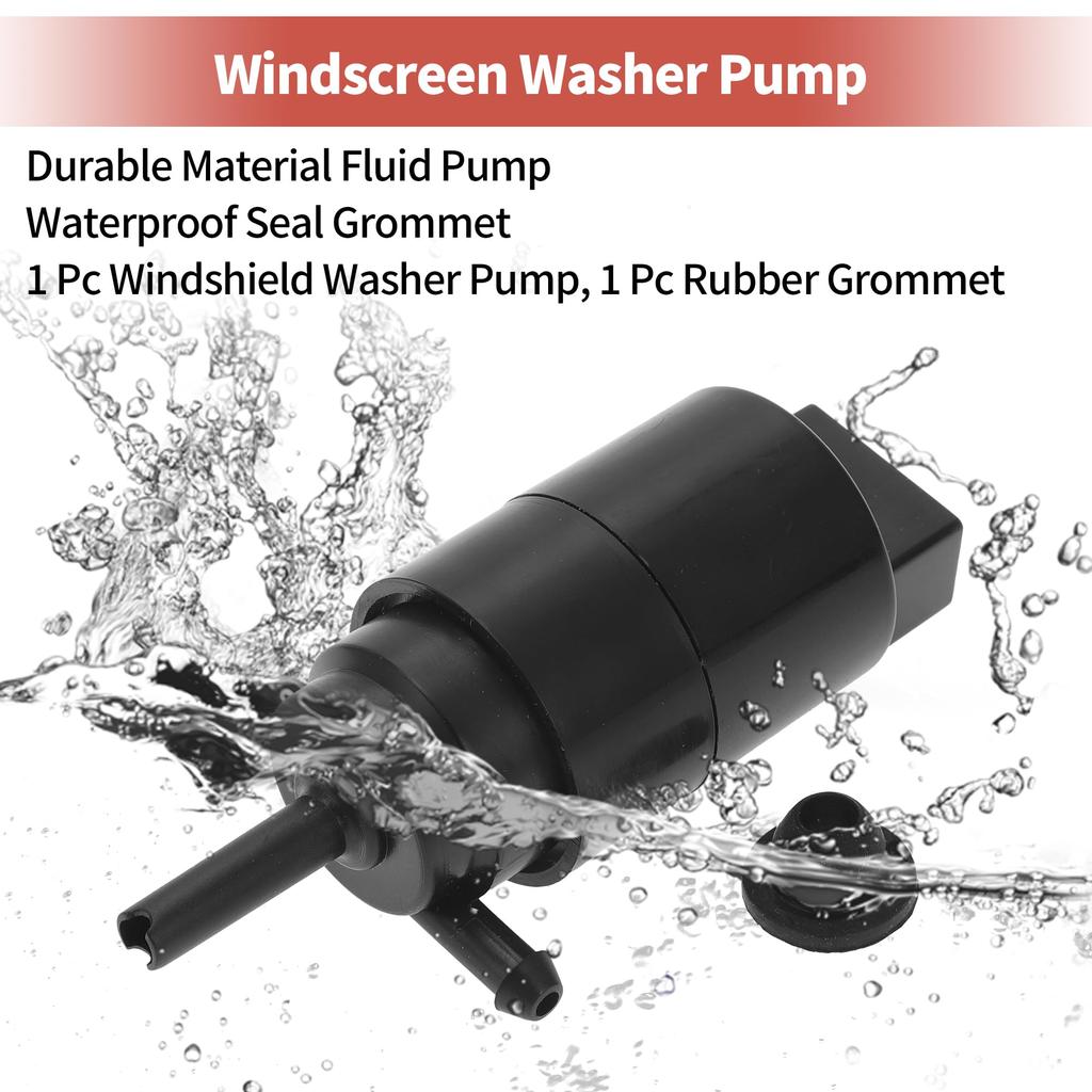 ACROPIX Window Washer Pump W/Grommet Window Washer Fluid Pump for Nissan D22 R20 Window Wiper Pump 1 Pack