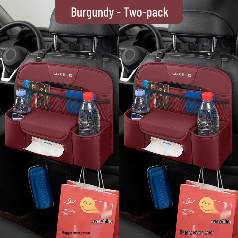 Chery R7/S7 Car Seat Organizer with Cup Holder, Rear Seat Multi-Functional Storage Bag, Interior Accessory
