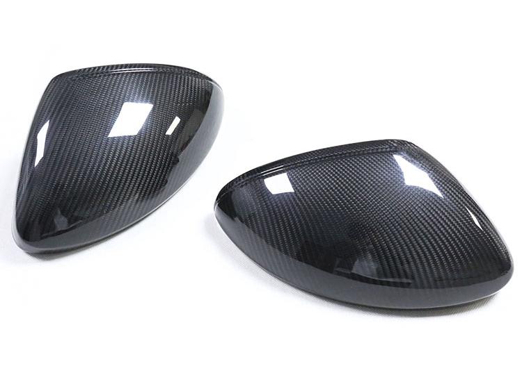 Porsche 718 (982) Capa de Espelho Retrovisor em Fibra de Carbono Seco