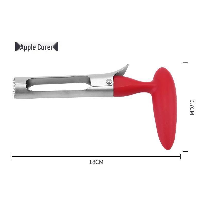 Stainless Steel Apple & Pear Corer Cutter Kitchen Gadget