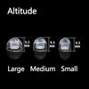 1Pairs Crystal Clear Silicone Earphone Cover In Ear Style Silicone Soft Earplugs Suitable For Senhai Iron Triangle Earphones