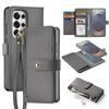 Wallet Case for Galaxy S26 Ultra - Leather/PU, Gray