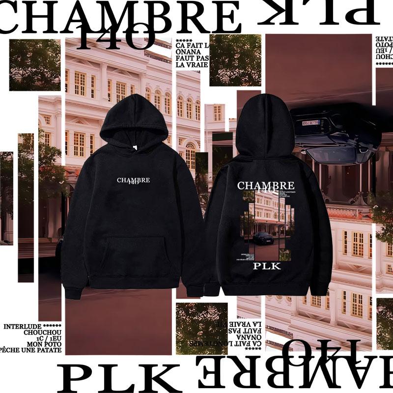 Rapper PLK Chambre 140 Album Graphic Hoodie Men Women Hip Hop Fashion Pop Music Hooded Sweatshirt Male Oversized Fleece Hoodies