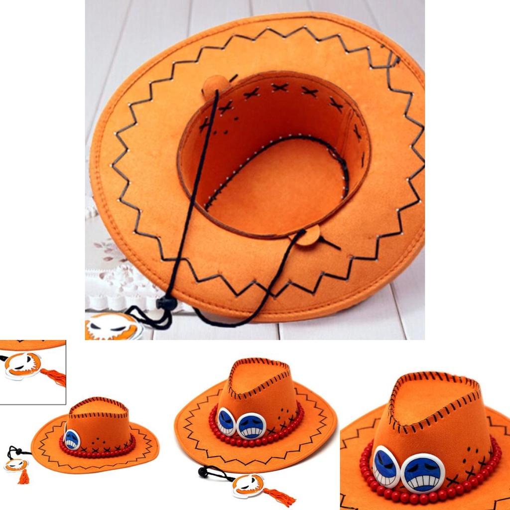 Bunter One Piece Portagas D Ace Hut für Kinder und Erwachsene