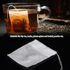 Empty NOn Woven Tea Bags Herbs Filter Loose Paper with Drawstring 5.5*7cm(100pcs)