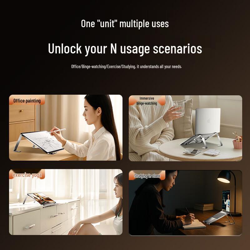 OLOEY Metal Laptop and Tablet Stand