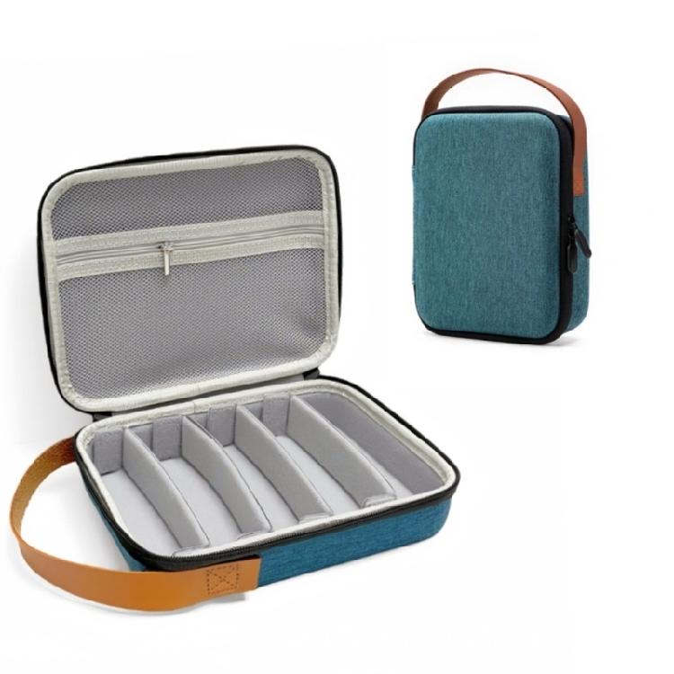 Compact Eyeglasses Travel Organizers 5 Pocket EVA Pouch Portable Glasses Bag Protective Eyeglasses Travel Case