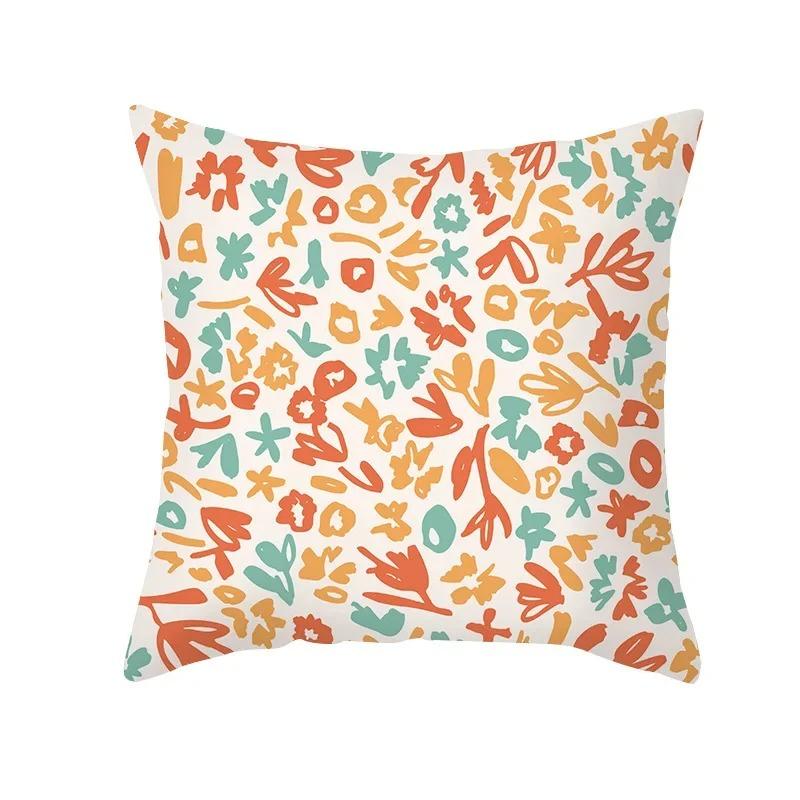 

Модный цветочный узор декоративная наволочка для дивана в машину квадратная подушка наволочка 40x40cm