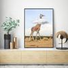 Giraffe in Clouds Creative Animal Wall Art Canvas Painting Art Modern Poster and Prints for Living Room Kids Bedroom Home Decor Pictures