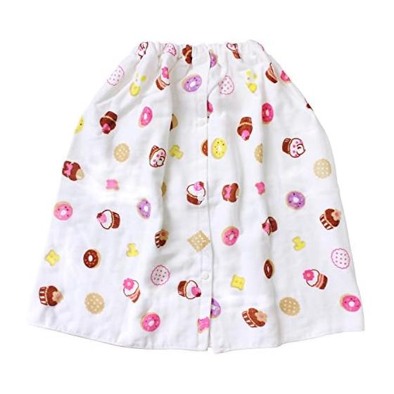 hiorie Made in Japan Wrap Towel Kids Pool Towel Sweets Pattern Gauze Wrapped Towel Children s Bath Towel
