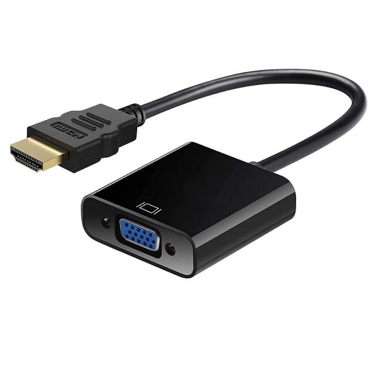 

HDMI to VGA Converter for Set-Top Box and Projector Display 0.25 чорний