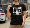 Straight Outta 1985 Shirt Funny 40th Birthday Tee Retro Birthday Gift for Him