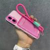2026 Model X4553 Transparent Jelly Card Phone Case with Short Lanyard for Cross-Border E-commerce