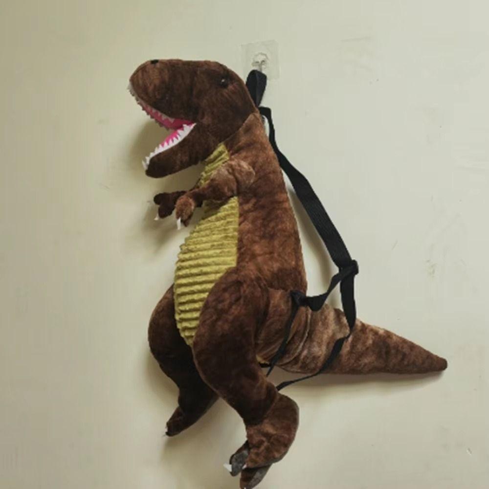 Creative Cartoon Dinosaur Backpack 3D Cute Dinosaur Backpack Animal Dinosaur Bag  Educational Toy
