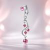 Butterfly Design Fake Belly Ring Zircon Belly Button Rings Navel Rings  Fashion Accessory