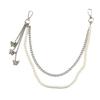 Pearl Butterfly Trouser Chain Belt Women'S Cool Pants Hanging Chain Personalized Decorative Accessories Jk Skirt Waist Chain Pendant
