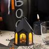 Luminous Witch Skeleton Night Light Mini Candle Wind Lantern Merry Halloween Decor  Ghost Festival