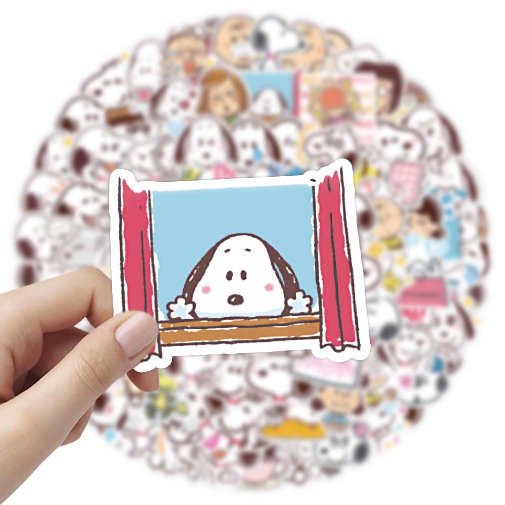 Korean Style Cute Cartoon Snoopy Doodle Stickers for Phone, Suitcase, Desk & Computer