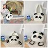 Animal Students School Bag Plush Cartoon Messaage Bag Adjustable Panda Backpack  Travel