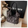 Leopard Print Bag Women's Large-capacity New Autumn and Winter Versatile Leisure Shoulder College Student Commuting Tote Bag