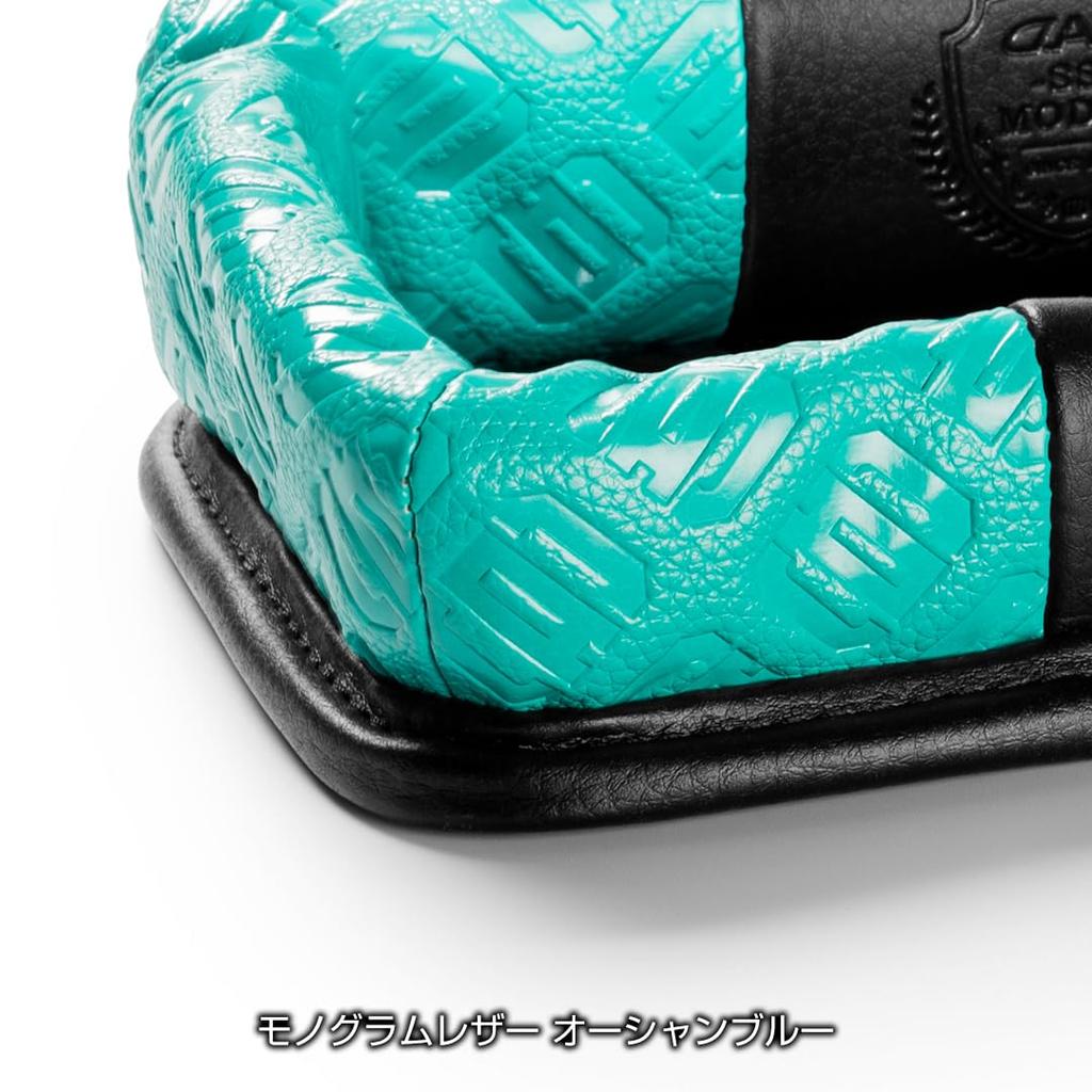 D.A.D Lounge Tray SS Model Monogram Leather Ocean Blue [HA748-01-01] Car DAD GARSON