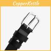 Retro Style Cowhide Belt With Alloy Pin Closure For Office And Daily Use