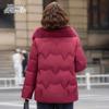 Xuezhongfei Women's Embroidered Duck Down Jacket with Fox Fur Collar