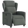 VidaXL Fauteuil inclinable électrique Gris foncé Tissu 3303115