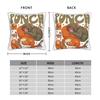 Punch Monkey Cute Pillowcase Printed Polyester Cushion Cover Decorations Throw Pillow Case Cover Bedroom Square 40X40Cm