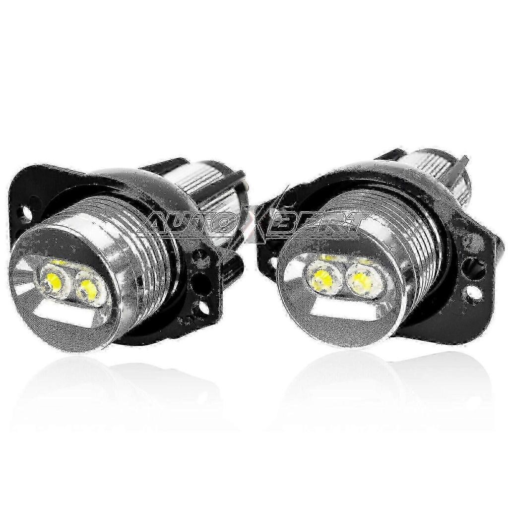 LED Angel Eyes Sada světlometů Kompatibilní s BMW E90 E91 6000K Xenon Bílá Denní Svícení Upgrade Žárovky