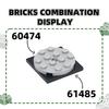 64Pcs/lot 60474 Round 4x4 featuring Pin Hole Construction Bricks Moc Technical Accessories Works With featuring Brick Toy Kids Gift Idea