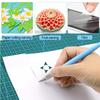Univerzální řezací nůž s 12 čepelemi Pro scrapbooking DIY Ruční deník Řezačka papíru Umělecký řezák Gravírovací nástroje Kancelářské potřeby