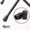 4 Pack Black Non-Slip Chair Leg for Protectors, Outdoor, Indoor, Beach And Camping