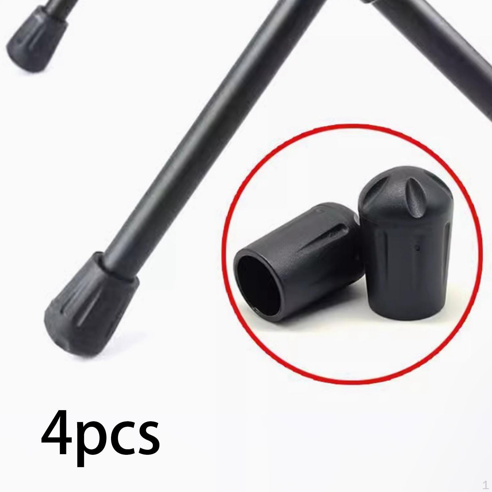 

Набор из 4 черных нескользящих накладок на ножки стула для защиты, для улицы, для дома, для пляжа и для кемпинга Inner Dia 1.8 cm