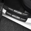 Car Sill Pedal Rear Bumper Protection Stickers for Lada Vesta Granta Kalina Priora Niva Samara Vesta Largus Xray Car Accessories