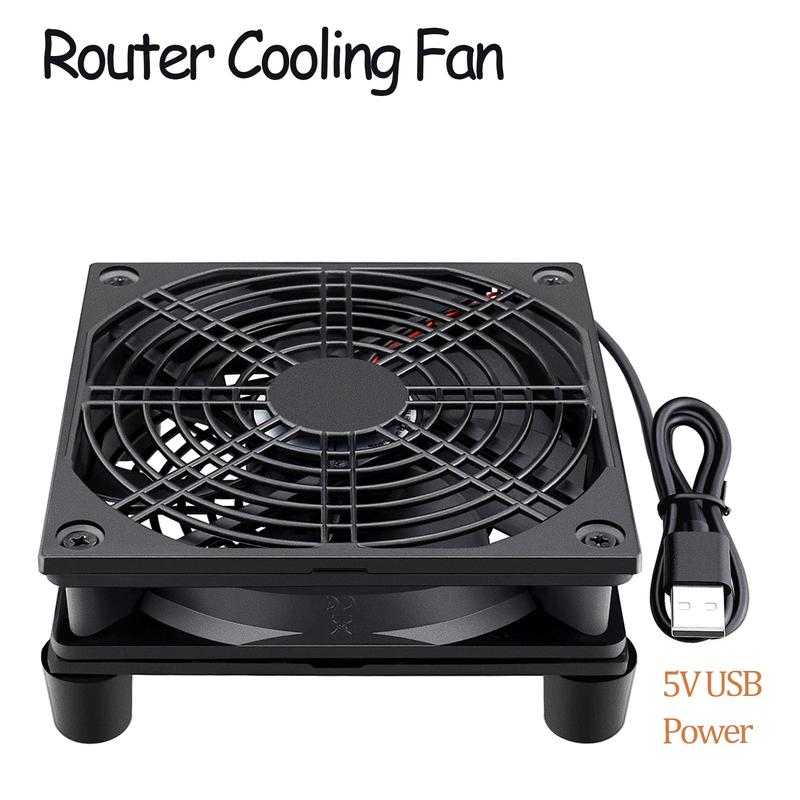 

120mm 5V USB Power Cooling Case Fan for Receiver DVR Xbox TV Box Router Black чёрный