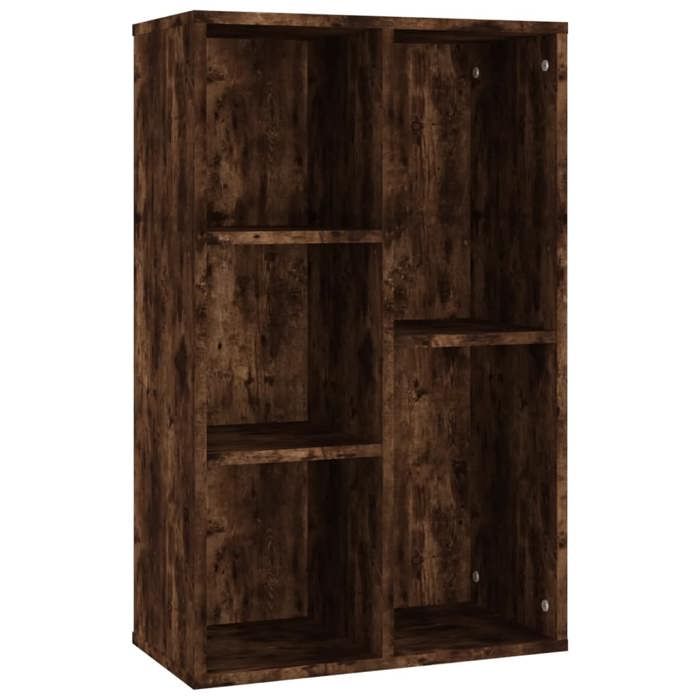 VidaXL Bibliothèque-Buffet chêne fumé 50x25x80 cm bois d'ingénierie 826611