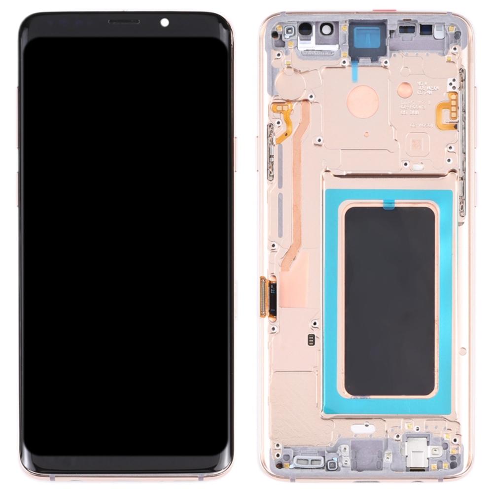 

For Samsung Galaxy S9 G960 OEM LCD Screen and Digitizer Assembly+Frame Part (Without Logo) Gold