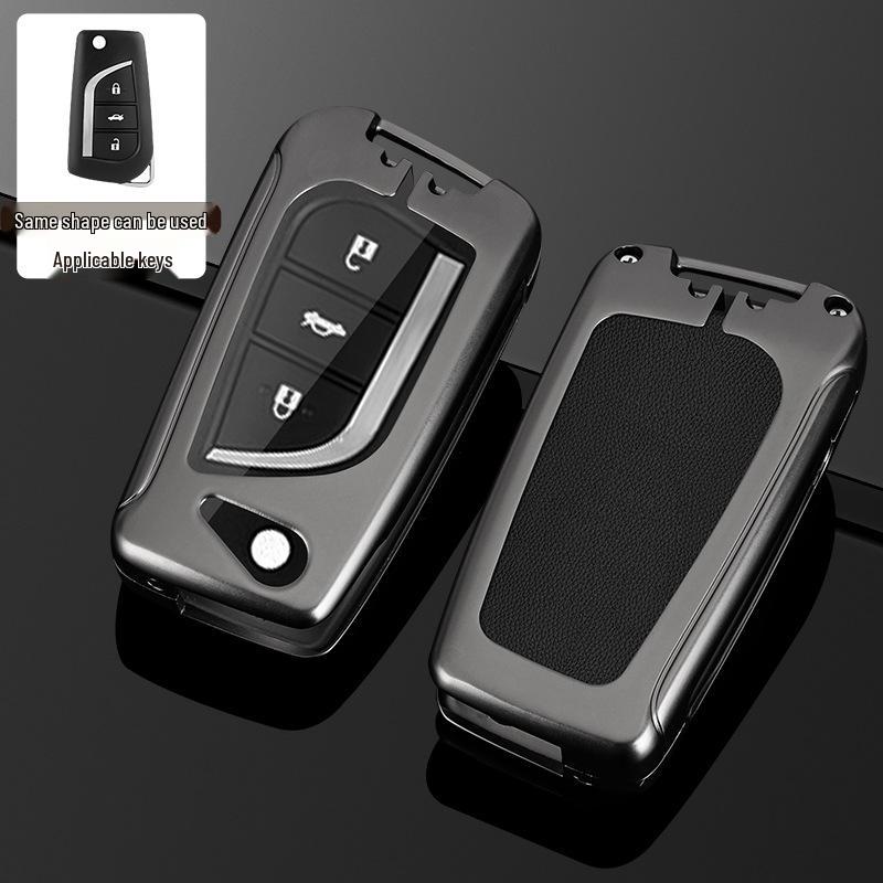 Toyota Avalon Camry Key Case for Highlander, RAV4, Corolla, Levin, and CHR Models.