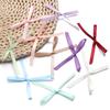 30pcs 6.5*8.5cm Polyester Satin Ribbon Bows Colorful Ballet Style Bows For DIY Wedding Party Clothing Headwear Gifts Decoration