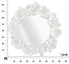 Wall Mirror White Flower 82X2.6X85.5 Cm