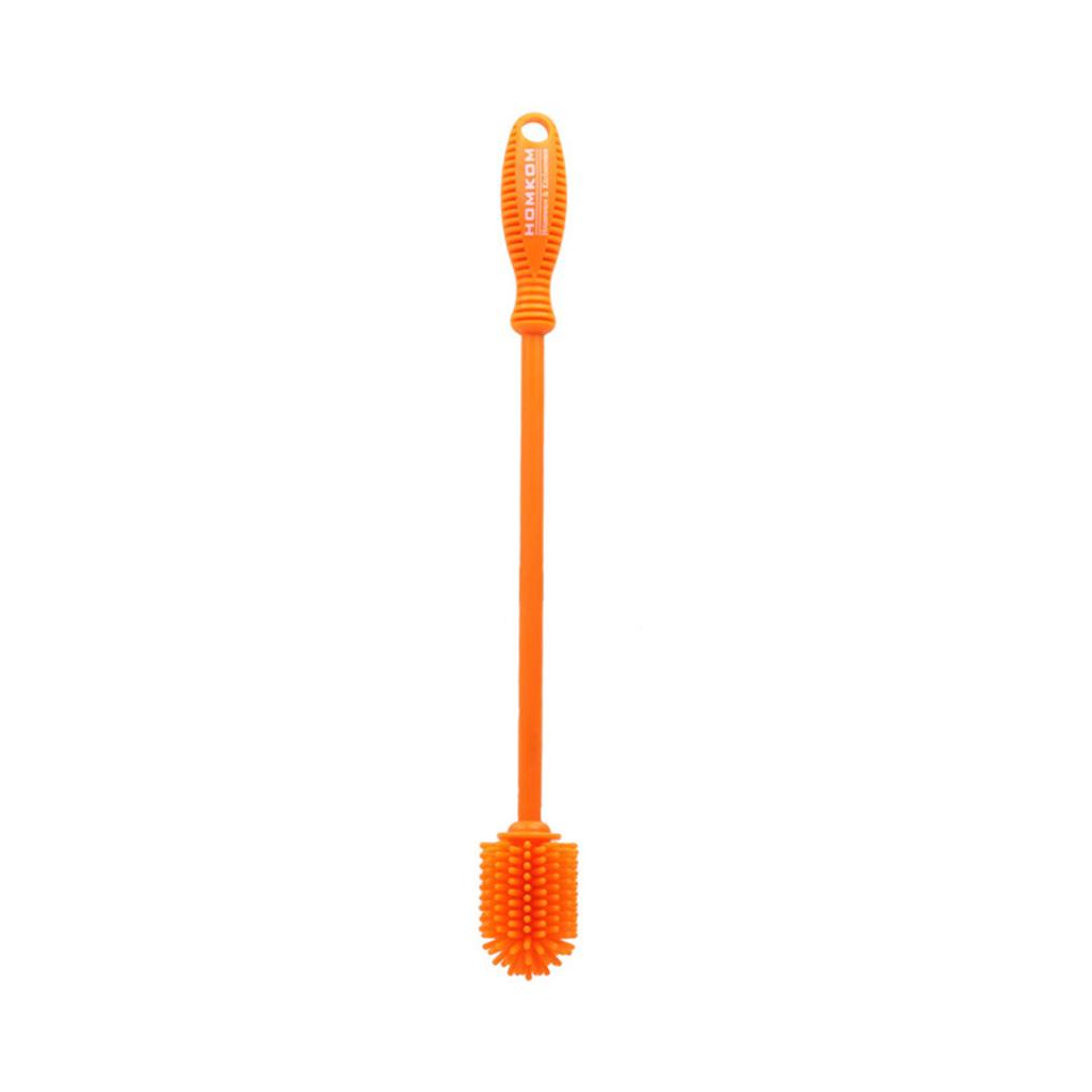 Silicone Bottle Brush Long Handle Water Bottle Cleaning Brush Vase Glassware Cup Brush Cleaner