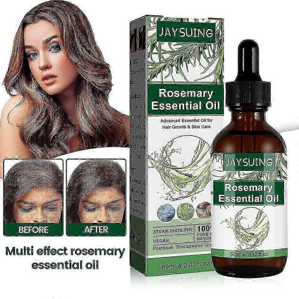 Organic Rosemary Essential Oil for Hair Growth & Skin Care, Rosemary Oil 60ml