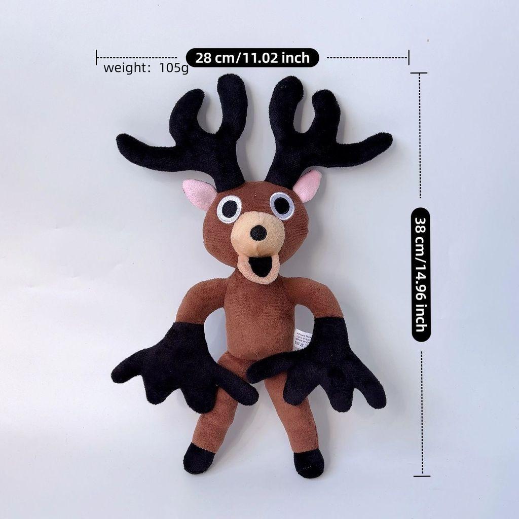 Horror Game 99 Nights In The Forest Deer Plush Toy Collectible Soft Doll For Fans