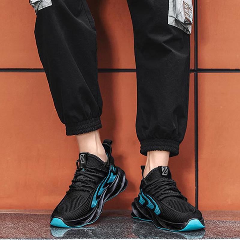 Καλοκαιρινή Νέα Ανδρικά Casual Αθλητικά Παπούτσια Ανδρικά Flying Weaving Shock για τρέξιμο